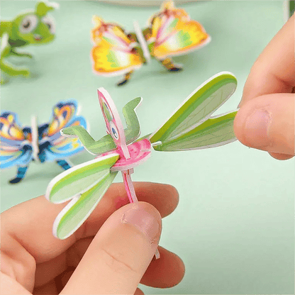 🔥 3D összerakós puzzle – 25 db, DIY rajzfilmfigurák! Összerakod és megelevenedik! 🧩✨ Gyerekeknek tökéletes ajándék!
