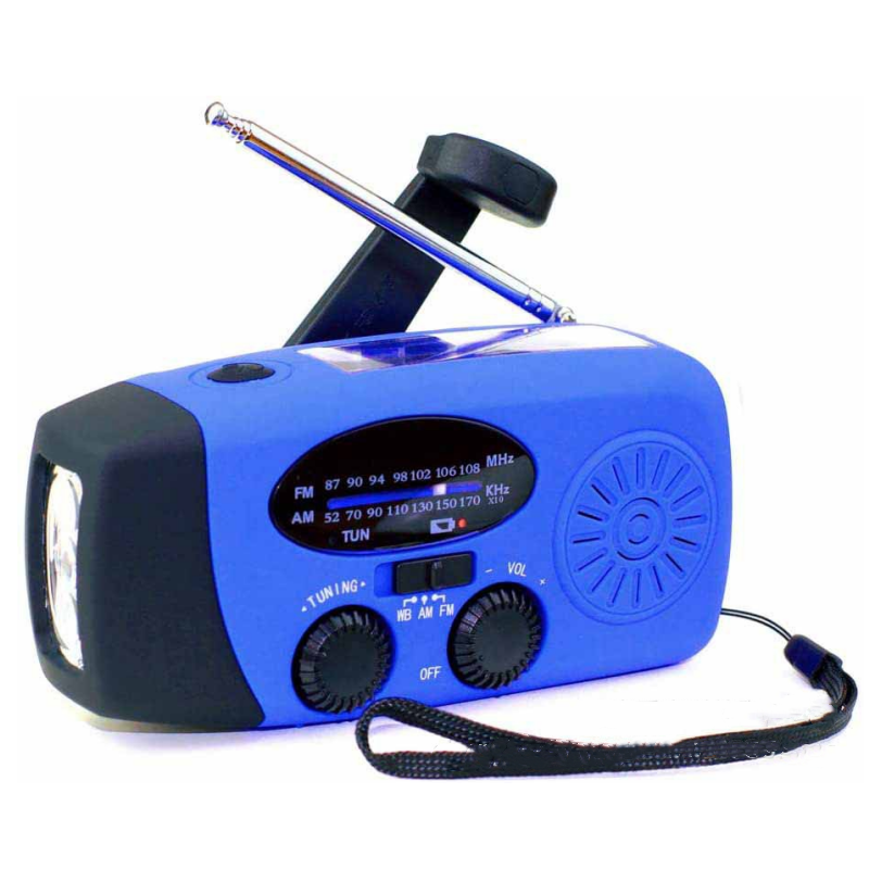 🌞 Multifunkciós Napelemes Vészhelyzeti Rádió | Kézi Hajtású, Bluetooth Hangszóró, LED Lámpa, Telefon Töltő - Kemping, Vészhelyzet, Otthoni Biztonság 📻🆘