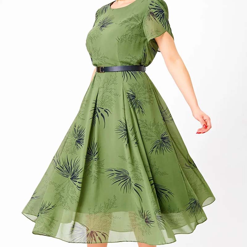 🌹 Ingyenes Rózsa Nyaklánc Ajándék! | Kiváló Minőségű Női A vonalú Fűzős Ruha 👗✨