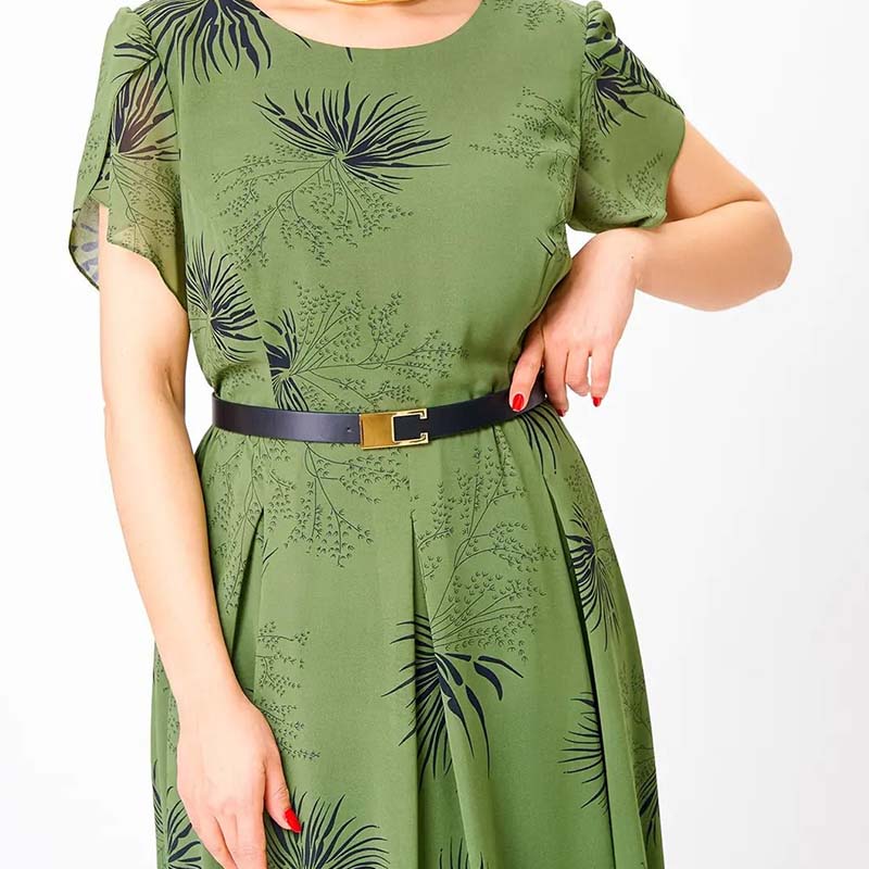 🌹 Ingyenes Rózsa Nyaklánc Ajándék! | Kiváló Minőségű Női A vonalú Fűzős Ruha 👗✨