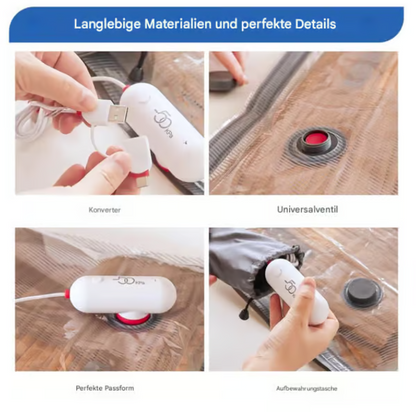🔥 USB elektromos vákuum kompressziós zsák – egy gombnyomás, 80% helytakarékosság! 🧳 Platás utánvéttel!
