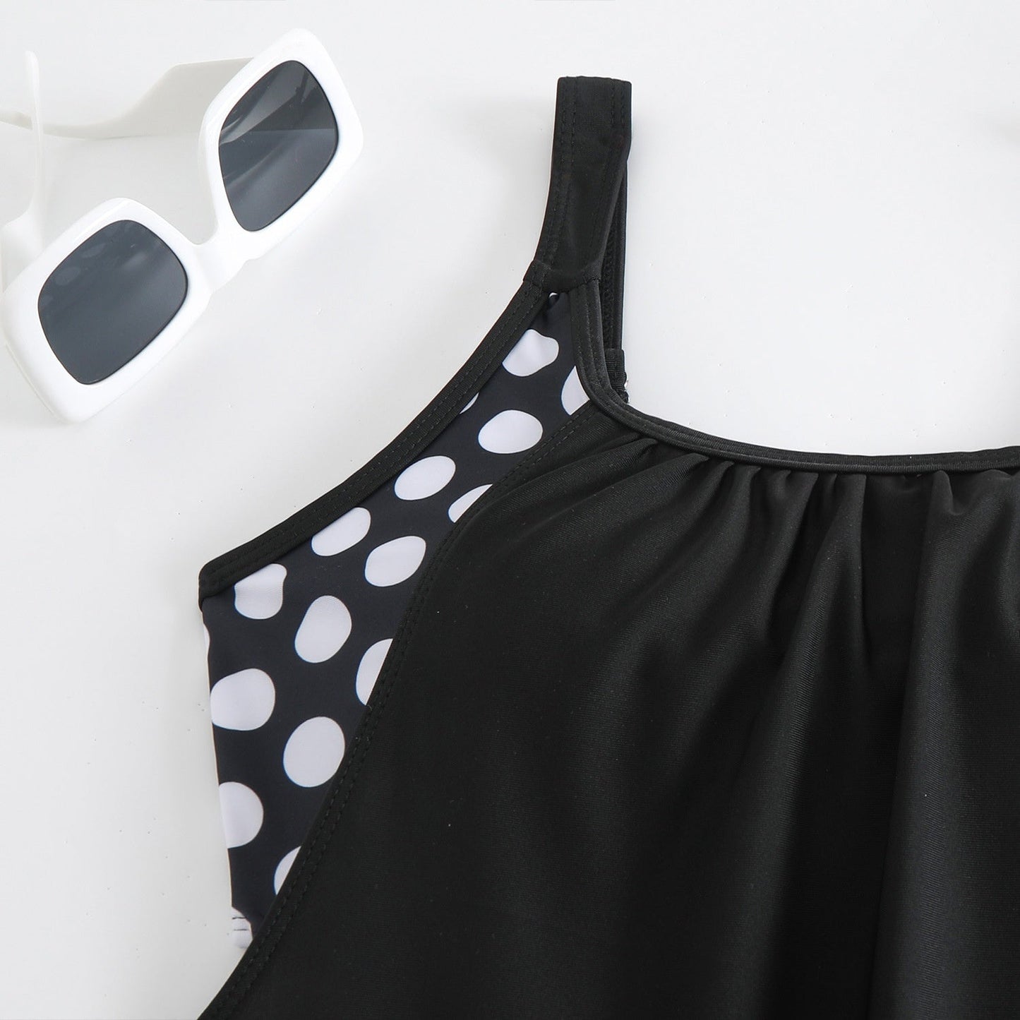 👙 S-3XL Női Pöttyös Kétrészes Fürdőruha | Divatos Bikini Szett – Kényelmes & Alakformáló Strand Divat 🏖️✨