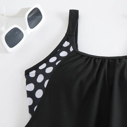 👙 S-3XL Női Pöttyös Kétrészes Fürdőruha | Divatos Bikini Szett – Kényelmes & Alakformáló Strand Divat 🏖️✨