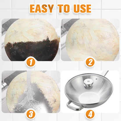 👩‍🍳💕Égésmaradvány-eltávolító Pasta Edényekhez - Erős Tisztítási Hatás