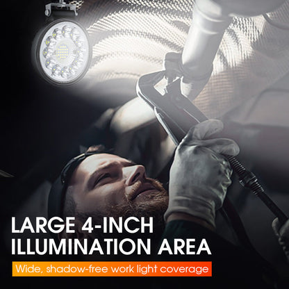 🏍️ 4 Hüvelykes LED Terepjáró Lámpa – 99W Extra Erős Fény | Motor, ATV, Jeep Fényszóró | Por- és Vízálló (IP67)