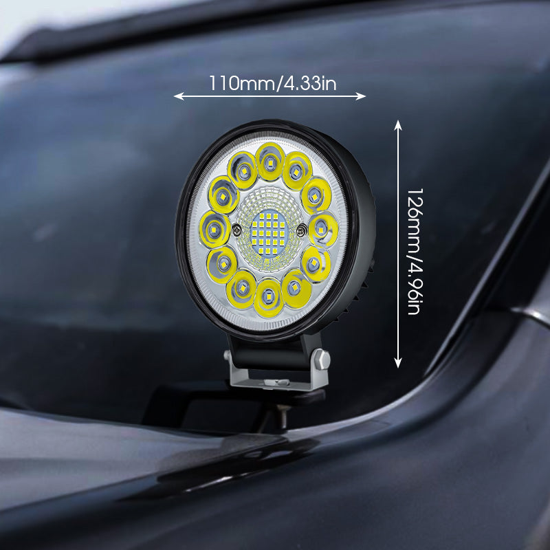 🏍️ 4 Hüvelykes LED Terepjáró Lámpa – 99W Extra Erős Fény | Motor, ATV, Jeep Fényszóró | Por- és Vízálló (IP67)