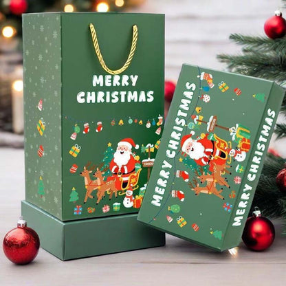 🎅 Egyedi összecsukható karácsonyi ajándékdoboz🎄✨