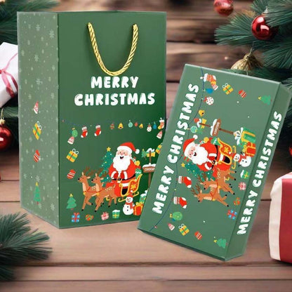 🎅 Egyedi összecsukható karácsonyi ajándékdoboz🎄✨