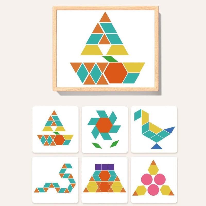 🧠 Okos Karácsonyi Ajándék - Mágneses Fa Puzzle Fejlesztő Játék Gyerekeknek