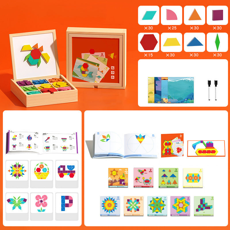 🧠 Okos Karácsonyi Ajándék - Mágneses Fa Puzzle Fejlesztő Játék Gyerekeknek