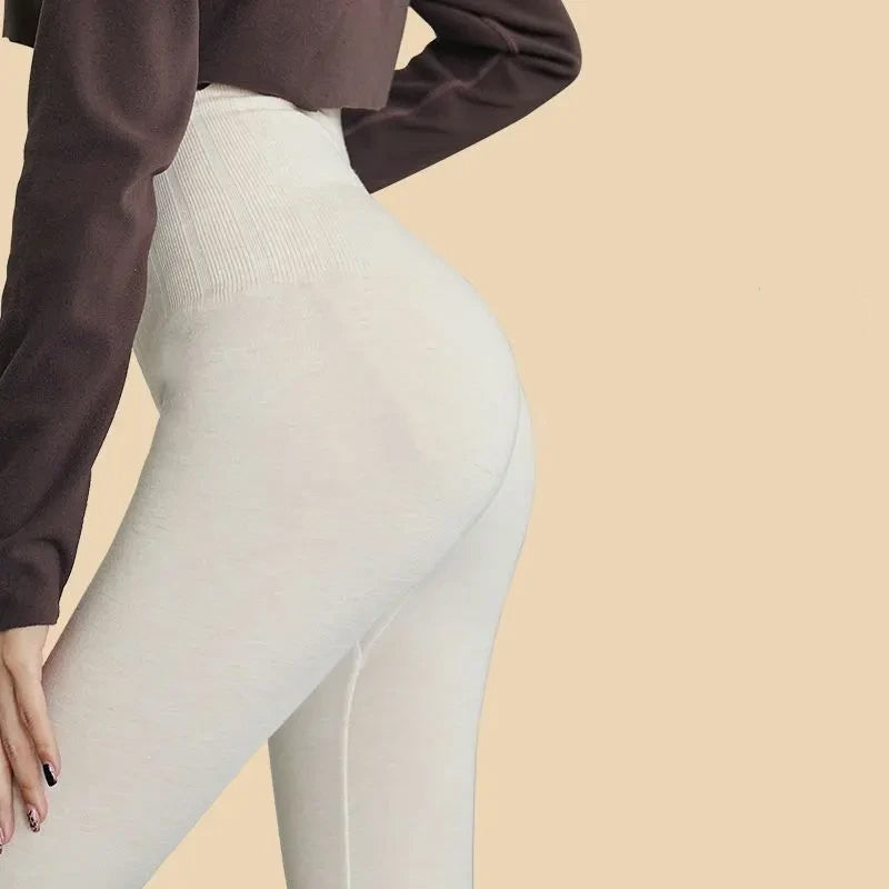 Női Testhezálló, Melegítő Leggings – Téli Puha, Séta és Edzés | Fenntartó, Varratmentes, Fenékmegemelő