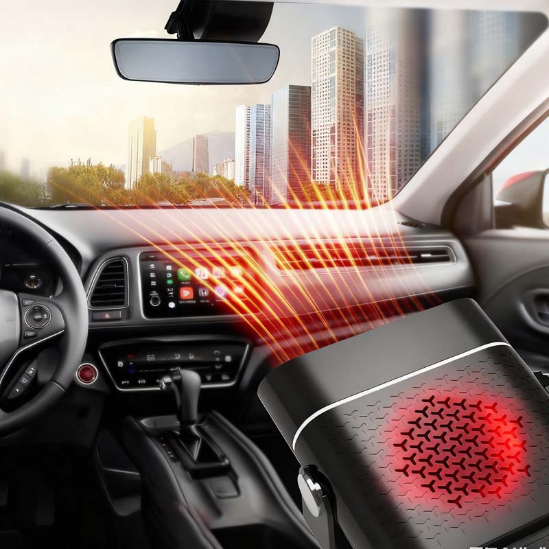 🚗❄️ Hordozható 2-in-1 360° Forgatható Autófűtő - Téli Hosszú Utazások & Mindennapi Használatra Tökéletes