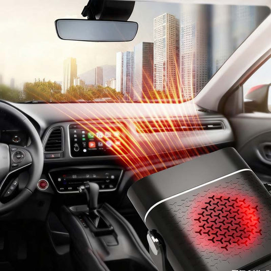 🚗❄️ Hordozható 2-in-1 360° Forgatható Autófűtő - Téli Hosszú Utazások & Mindennapi Használatra Tökéletes