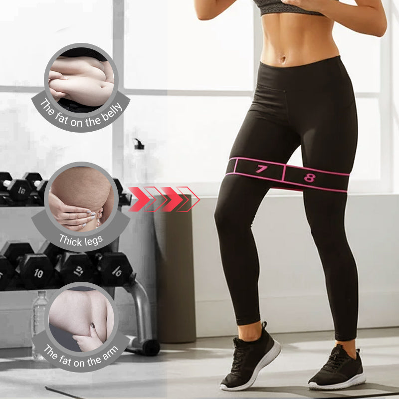 Fitness Ellenállás Szalag Készlet | Erősítés, Nyújtás, Jóga - 5 Szint Erővel, Tartózsák Nélküli Edzés 🧘‍♀️💪