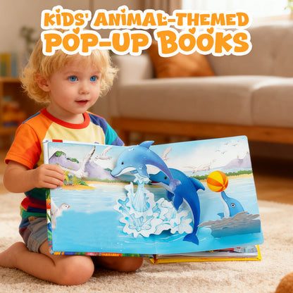👶 3D Állatkönyv Gyerekeknek - Hangos Mesék és Élettelen Tárgyak🦕