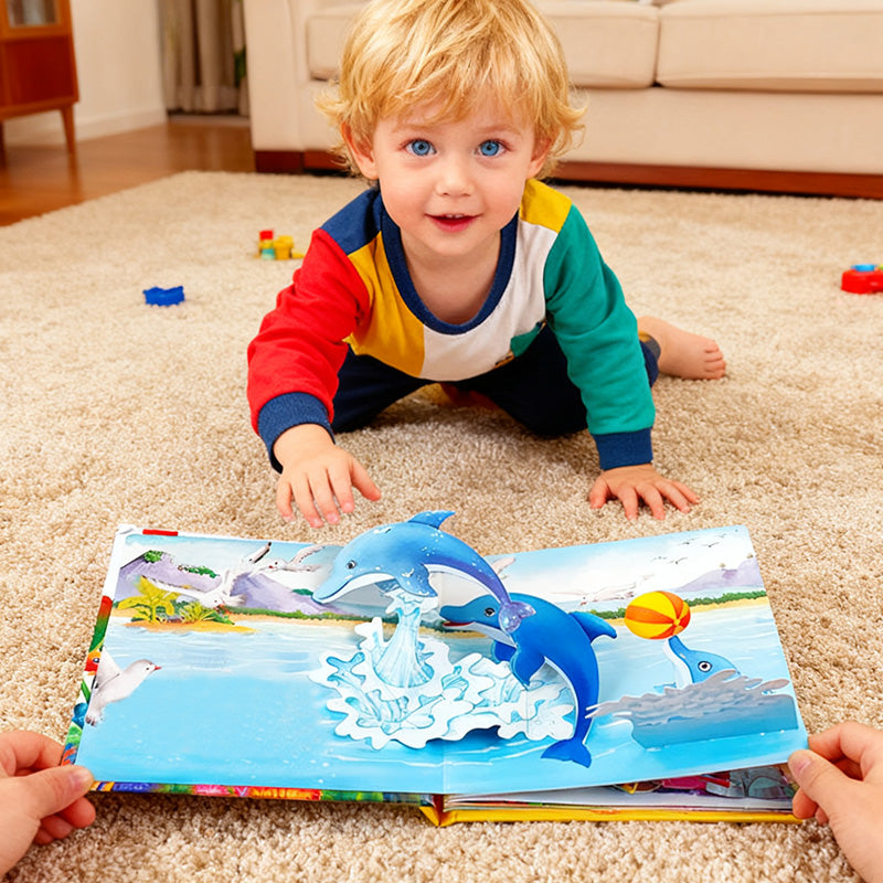 👶 3D Állatkönyv Gyerekeknek - Hangos Mesék és Élettelen Tárgyak🦕