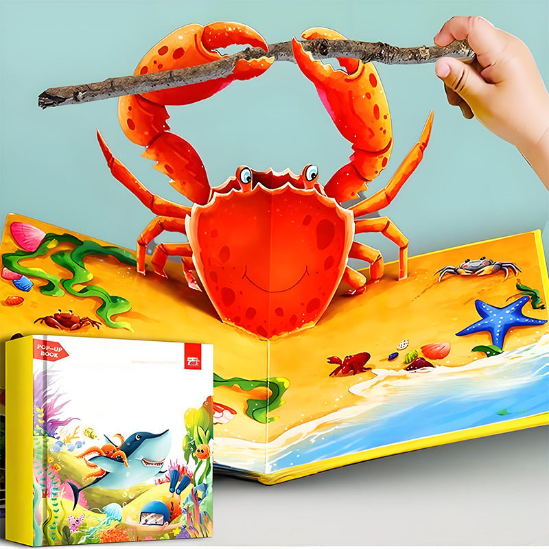 👶 3D Állatkönyv Gyerekeknek - Hangos Mesék és Élettelen Tárgyak🦕