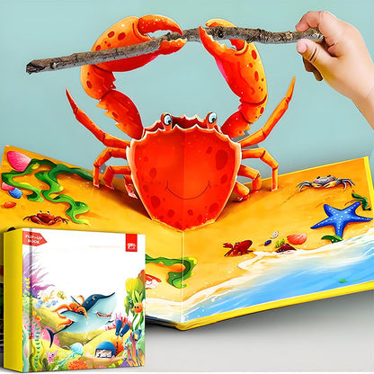 👶 3D Állatkönyv Gyerekeknek - Hangos Mesék és Élettelen Tárgyak🦕