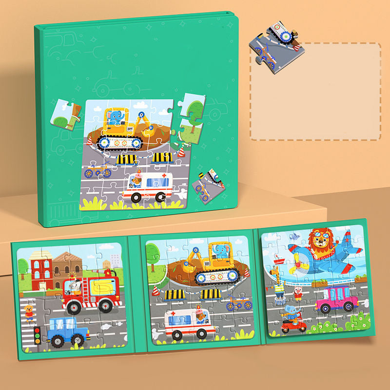 🎅 45% akció🎁Mágneses építőkönyv gyerekeknek - Kreatív játék és fejlesztés 🧩👶💕