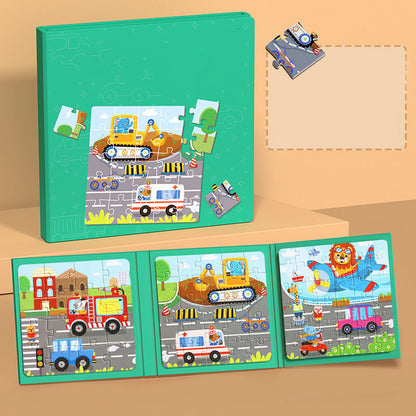 🎅 45% akció🎁Mágneses építőkönyv gyerekeknek - Kreatív játék és fejlesztés 🧩👶💕