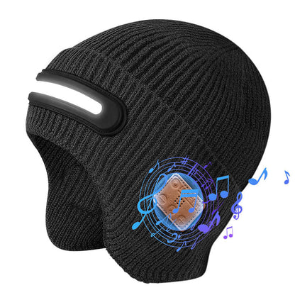 Tölthető Bluetooth-es Világító Sapka
