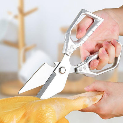 🔥 PROFESSZIONÁLIS TÖBBCÉLÚ KONYHAI OLLÓ | Erős, Rozsdamentes Acél – Hús, Csont, Zöldség Vágásához | Könnyű Használat, Tartós 👨‍🍳✂️