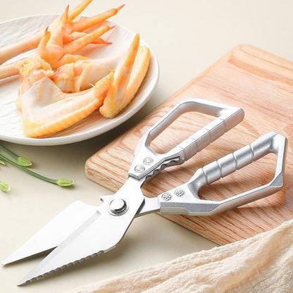 🔥 PROFESSZIONÁLIS TÖBBCÉLÚ KONYHAI OLLÓ | Erős, Rozsdamentes Acél – Hús, Csont, Zöldség Vágásához | Könnyű Használat, Tartós 👨‍🍳✂️