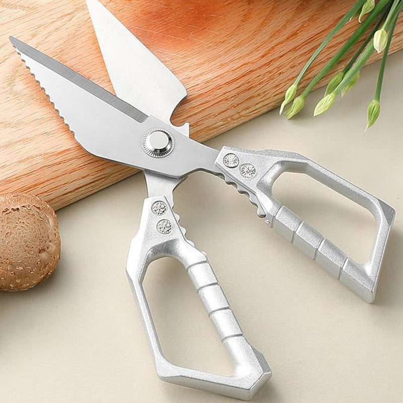 🔥 PROFESSZIONÁLIS TÖBBCÉLÚ KONYHAI OLLÓ | Erős, Rozsdamentes Acél – Hús, Csont, Zöldség Vágásához | Könnyű Használat, Tartós 👨‍🍳✂️