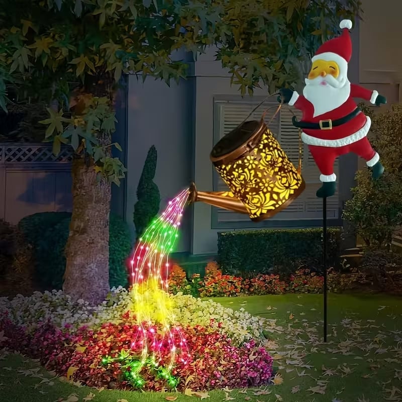 🎁 Karácsonyi akció 50% kedvezménnyel 🎅✨ Mikulás napelemes fényei és posztjai