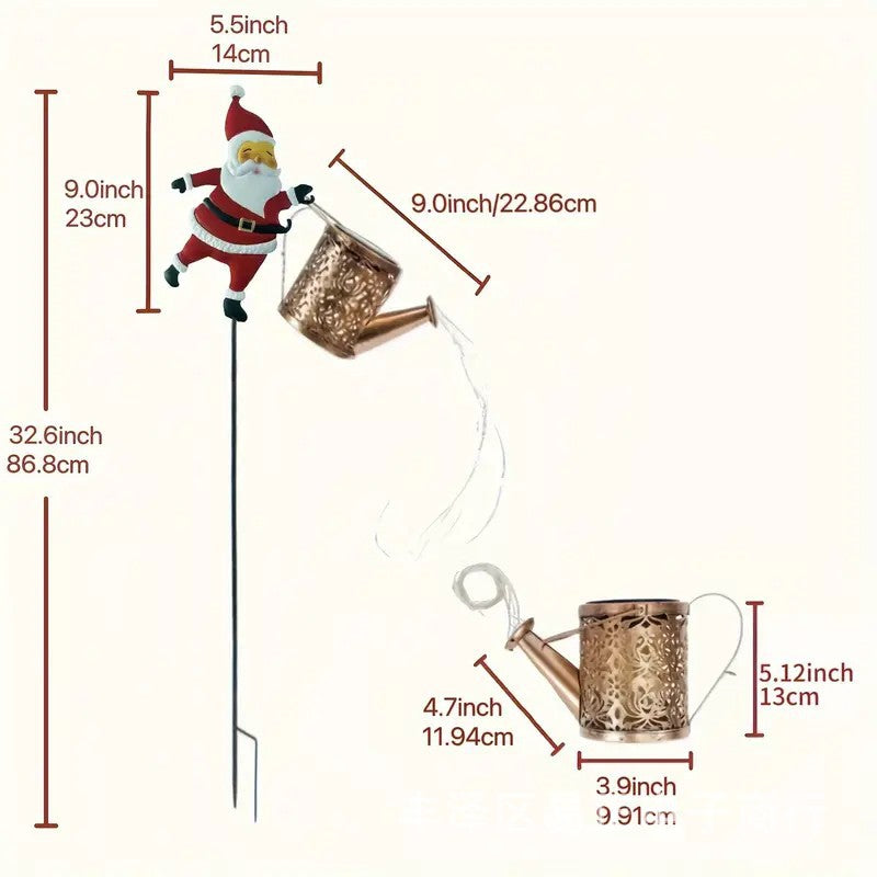 🎁 Karácsonyi akció 50% kedvezménnyel 🎅✨ Mikulás napelemes fényei és posztjai