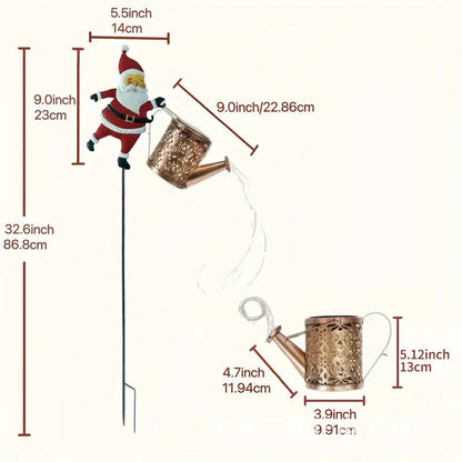 🎁 Karácsonyi akció 50% kedvezménnyel 🎅✨ Mikulás napelemes fényei és posztjai