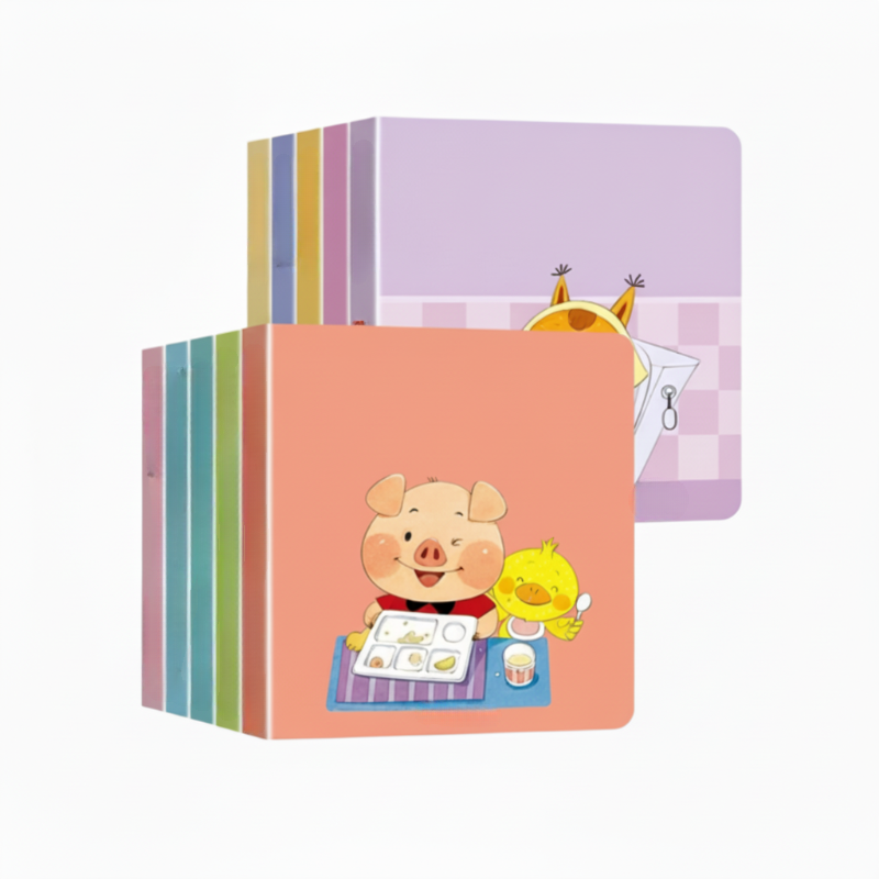 📚🧠10 db-os Interaktív Tanulókönyv Készlet Kisgyermekeknek - Színes Fejlesztő Játék könyvek👶💕