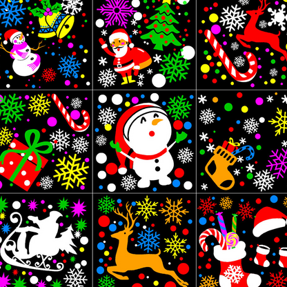 🔥✨Karácsonyi mintás USB LED projektorfény