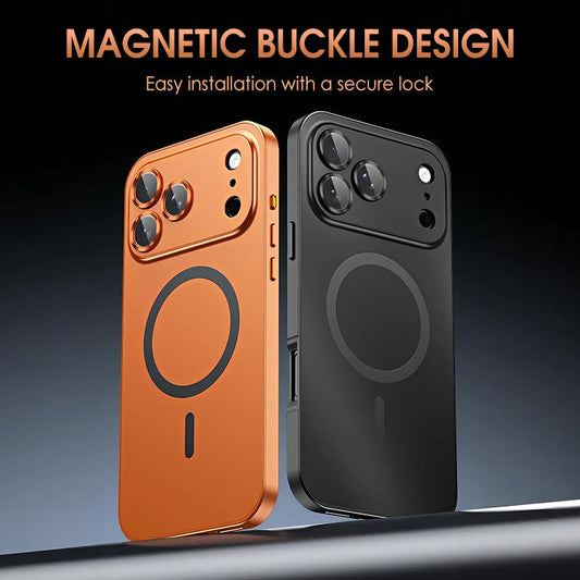 📱 Mágneses Fém Telefontok – iPhone 17 / 17 Pro / 17 Pro Max -hoz! 💪