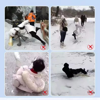 ❄️Univerzális 5 Fogú Jégkapcsok - Biztonságos Téli Tapadás Cipőkre és Csizmákra