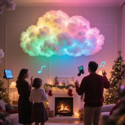 ⚡☁️ ️Saját készítésű USB-s Thundercloud LED fénydekoráció ✨🌈