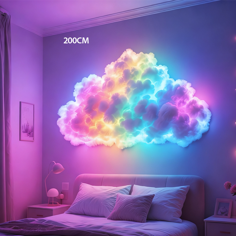 ⚡☁️ ️Saját készítésű USB-s Thundercloud LED fénydekoráció ✨🌈