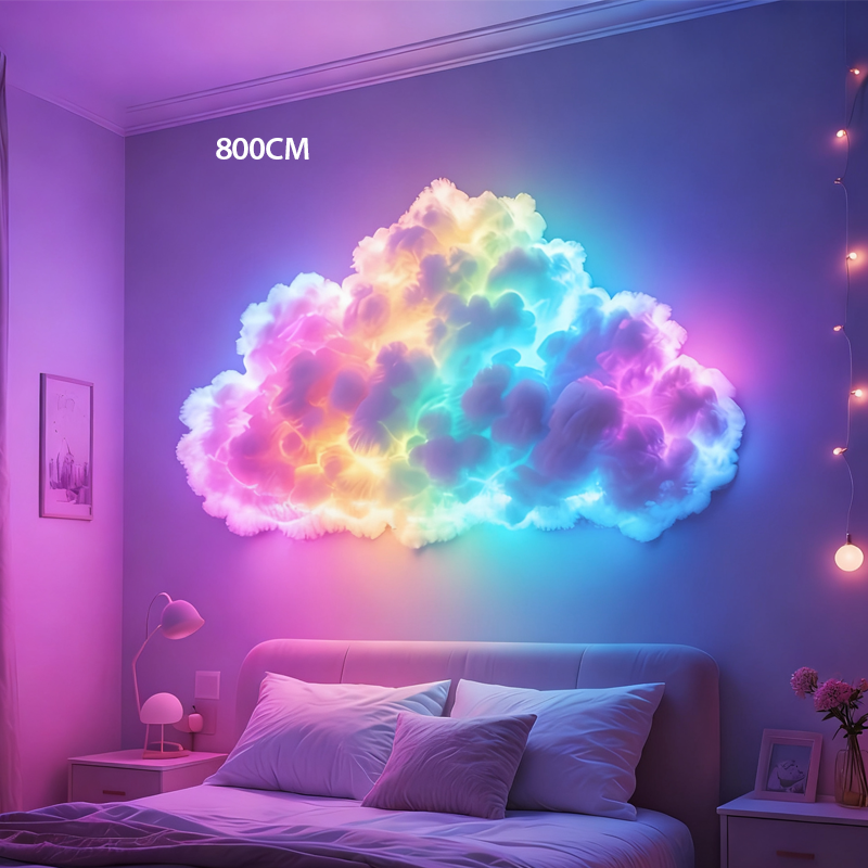 ⚡☁️ ️Saját készítésű USB-s Thundercloud LED fénydekoráció ✨🌈