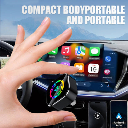 🔥🚗 2-in-1 Vezeték Nélküli CarPlay & Android Auto Adapter | iPhone & Android kompatibilis, Gyors Párosítás, Plug & Play - 2026 Új Modell 📱✨