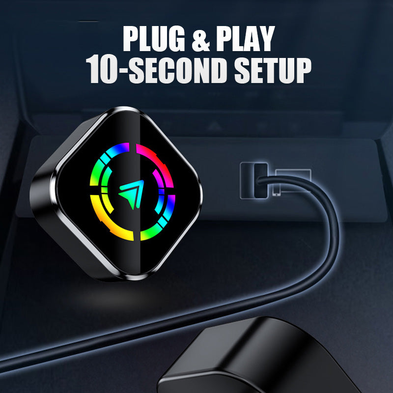 🔥🚗 2-in-1 Vezeték Nélküli CarPlay & Android Auto Adapter | iPhone & Android kompatibilis, Gyors Párosítás, Plug & Play - 2026 Új Modell 📱✨