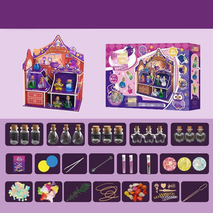 🔮Gyerekeknek szóló DIY varázslatos házikó bájital készlet