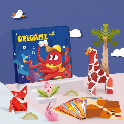 Gyermek Oktatási DIY Origami Készlet 3-8 Éveseknek | Finommotorika, Logikai Gondolkodás, Kreativitás Fejlesztő