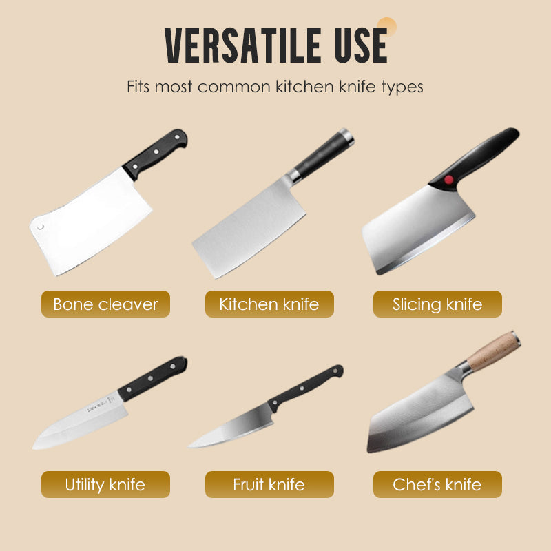 👨‍🍳👍 Automatikus konyhai késélező | Egyetlen mozdulattal tökéletesen éles pengék 🔪✨