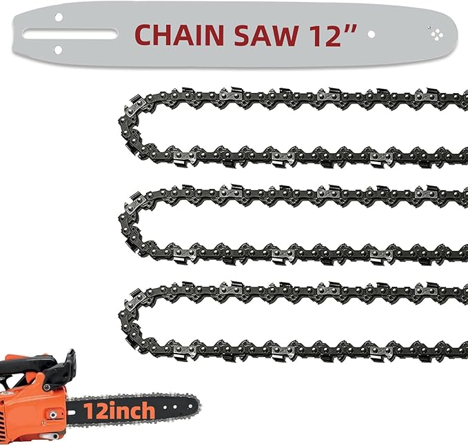Univerzális Fűrészlánc: Illeszkedik Husqvarna 455, Stihl, Makita, Bosch | Gyorsvágó, Tartós .325" Hosszúságú
