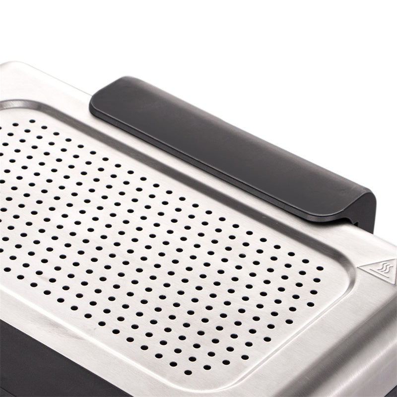 🥩 2200 W-os füstmentes beltéri grill tapadásmentes tálcával
