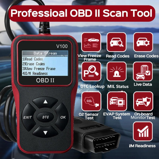 Professzionális OBD2/EOBD Motorhibakód Olvasó | Valós Idejű Adatok, Diagnosztika, Kód Törlés - Kompatibilis Autókkal, SUV-kkal 🚗💻