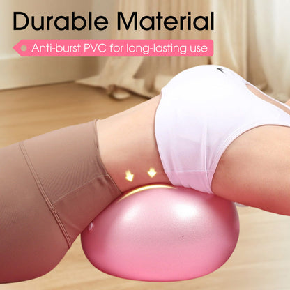 🧘‍♀️9 hüvelykes, defektbiztos Pilates labda pumpával