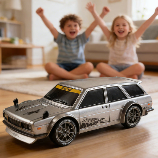 1:24-es RC Drift Autó | Profi Drift Készlet LED Világítással & Akkuval - Gyors Drift Művészet 🏁