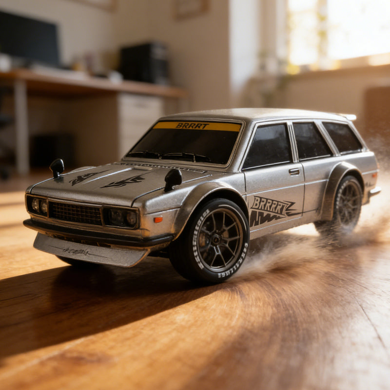 1:24-es RC Drift Autó | Profi Drift Készlet LED Világítással & Akkuval - Gyors Drift Művészet 🏁