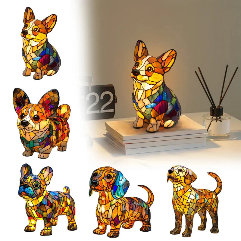 Állat Figurás LED Éjjelilámpa | Kontrasztos Színek, Gyermekszoba Dekor - Nyugtató Fény, Töltött Állat Figura 🐻🌈